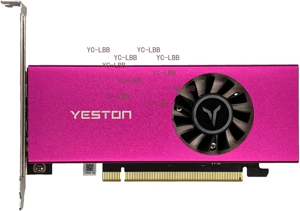 Yeston RTX 3050 6G LP - Single Slot, 160mm, HDMI 2.1+DP, 1470MHz, SFF Gaming