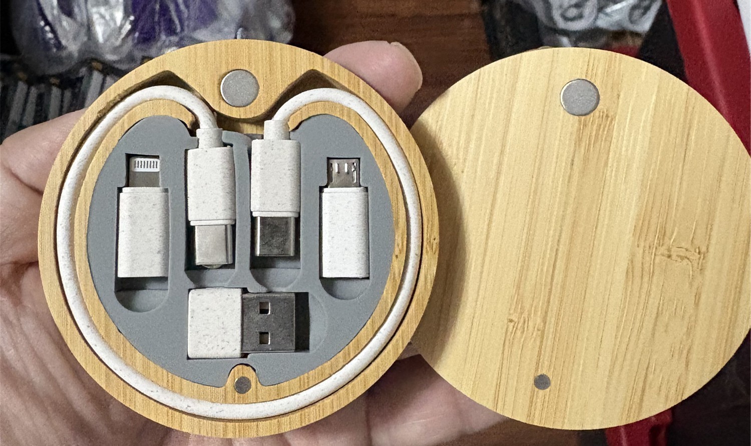 wholesale 10 pack 60w Fast Charging 4 in 1 USB Multifunctional Portable Cable