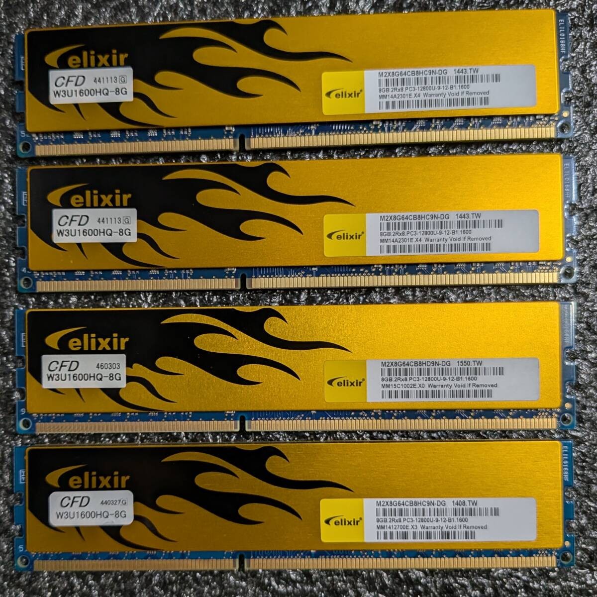 CFD Elixir DDR3 32GB (8GBx4) RAM Kit Tested PC Memory for Desktop
