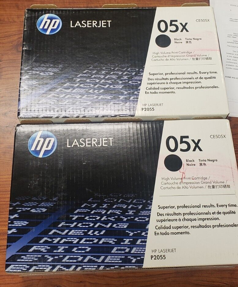 Genuine OEM HP LaserJet 05X CE505X High Volume Print Cartridge - Open Box