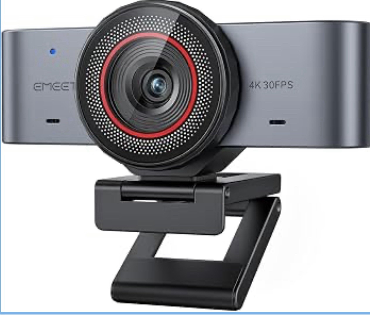 EMEET C960 UltraX 4K Webcam  1/1.3 Larger Sensor Metal USB C for Mac PC