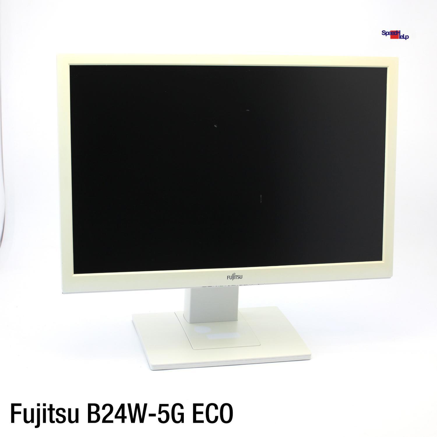24" Fujitsu B24W-5G Eco LED Display Monitor 1920x1200 Full HD DVI VGA Audio Port