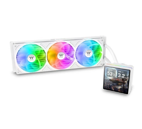 Thermaltake CL-W476-PL12SW-A TH360 V3 Ultra ARGB Sync AIO Liquid Cooler - Snow