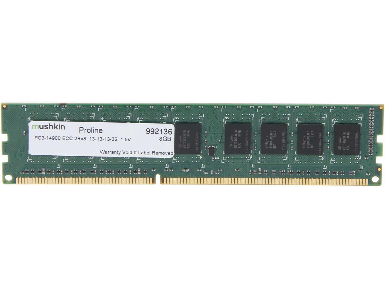 Mushkin Enhanced Proline 8GB 240-Pin DDR3 SDRAM ECC DDR3 1866 (PC3 14900) 992136