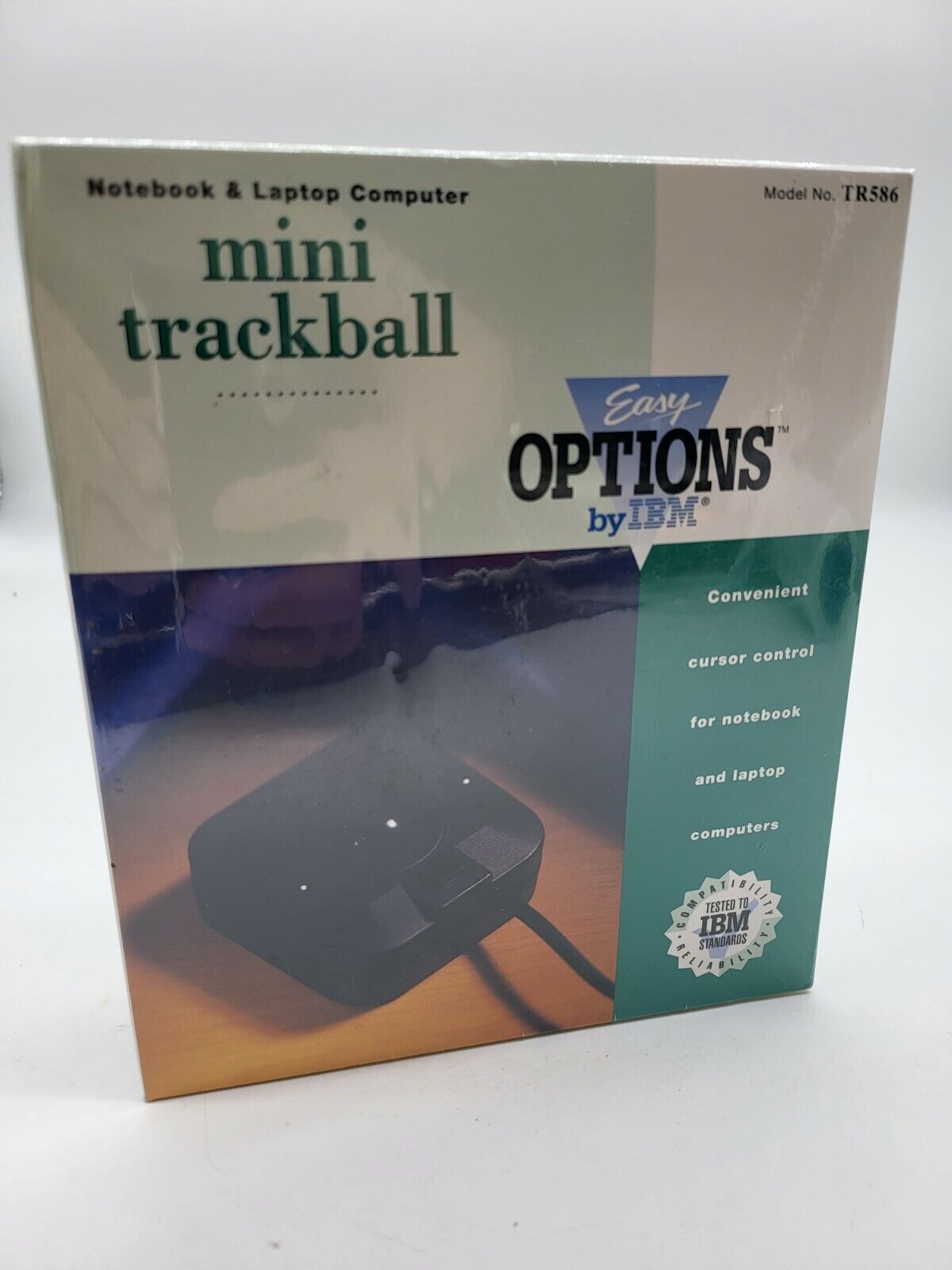 NEW SEALED Easy Options by IBM Notebook and Laptop Computer Mini Trackball TR586