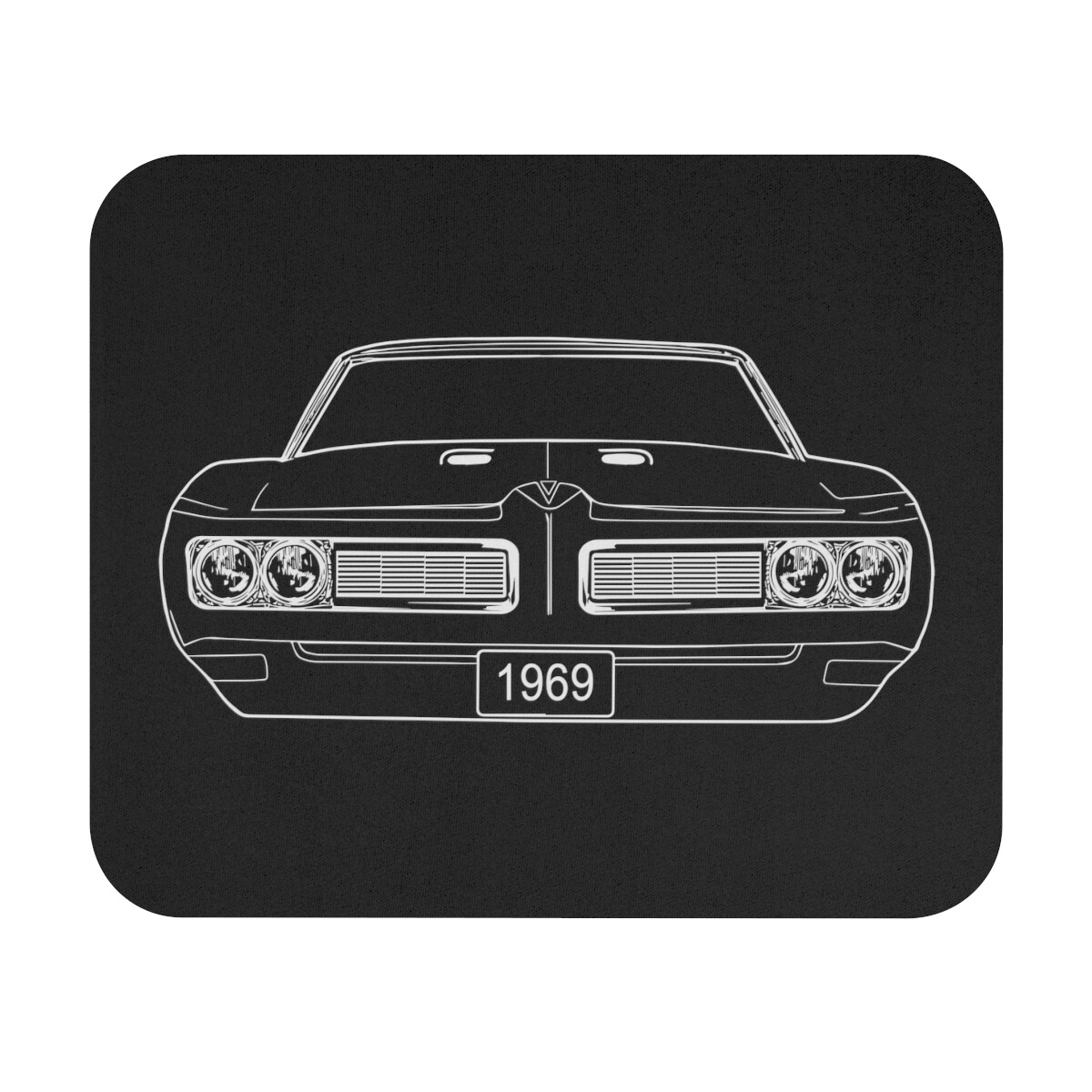 1969 Pontiac GTO Mouse Pad, 1969 Pontiac Lemans, Gift, Pontiac Mouse Pad