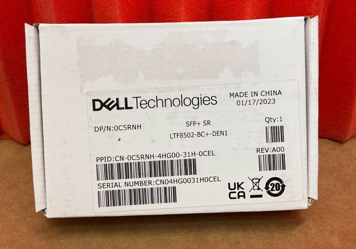 Dell 10 Gigabit SFP+ Transceiver 407-BCBN SFP-10G-SR-85C 0N8TD ❤️️ ✅ ❤️️ NEW