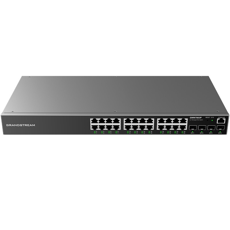 Grandstream GWN7803P Enterprise Layer 2+Managed Network Switch POE 