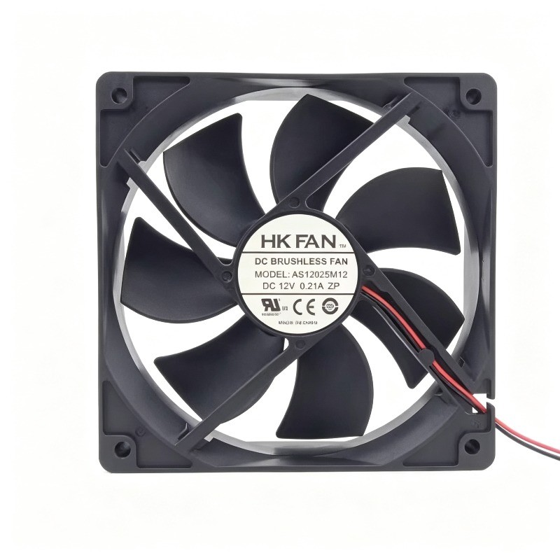 HKFAN AS12025M12 DC12V 0.21A0.25 12CM Cooling Fan