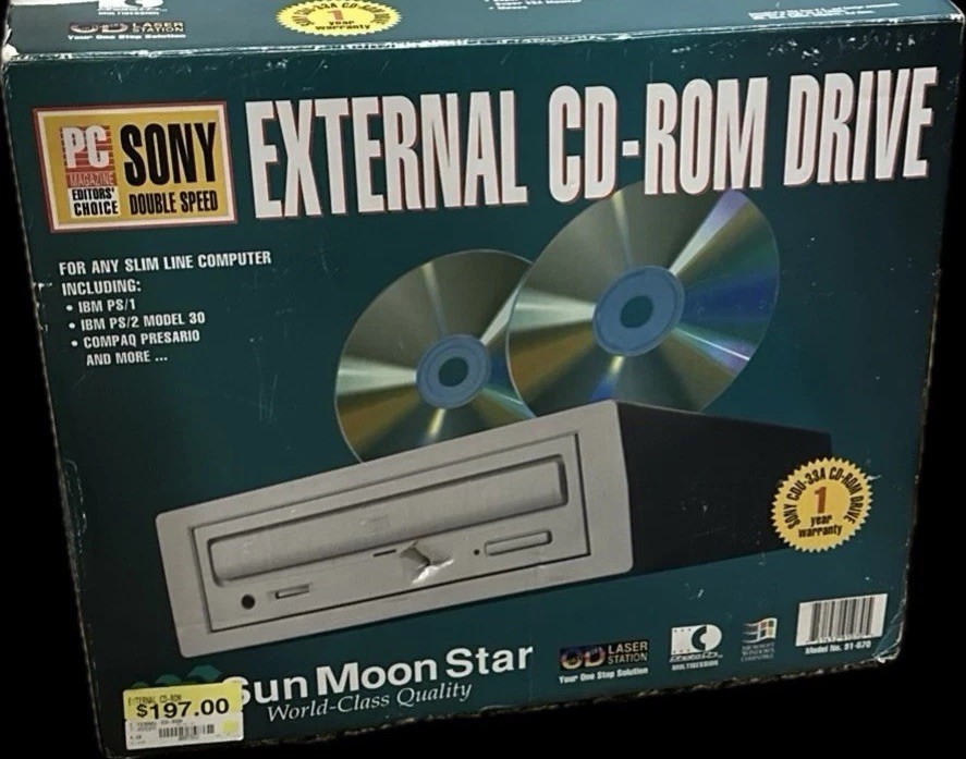 SUN MOON STAR External CD-ROM DRIVE