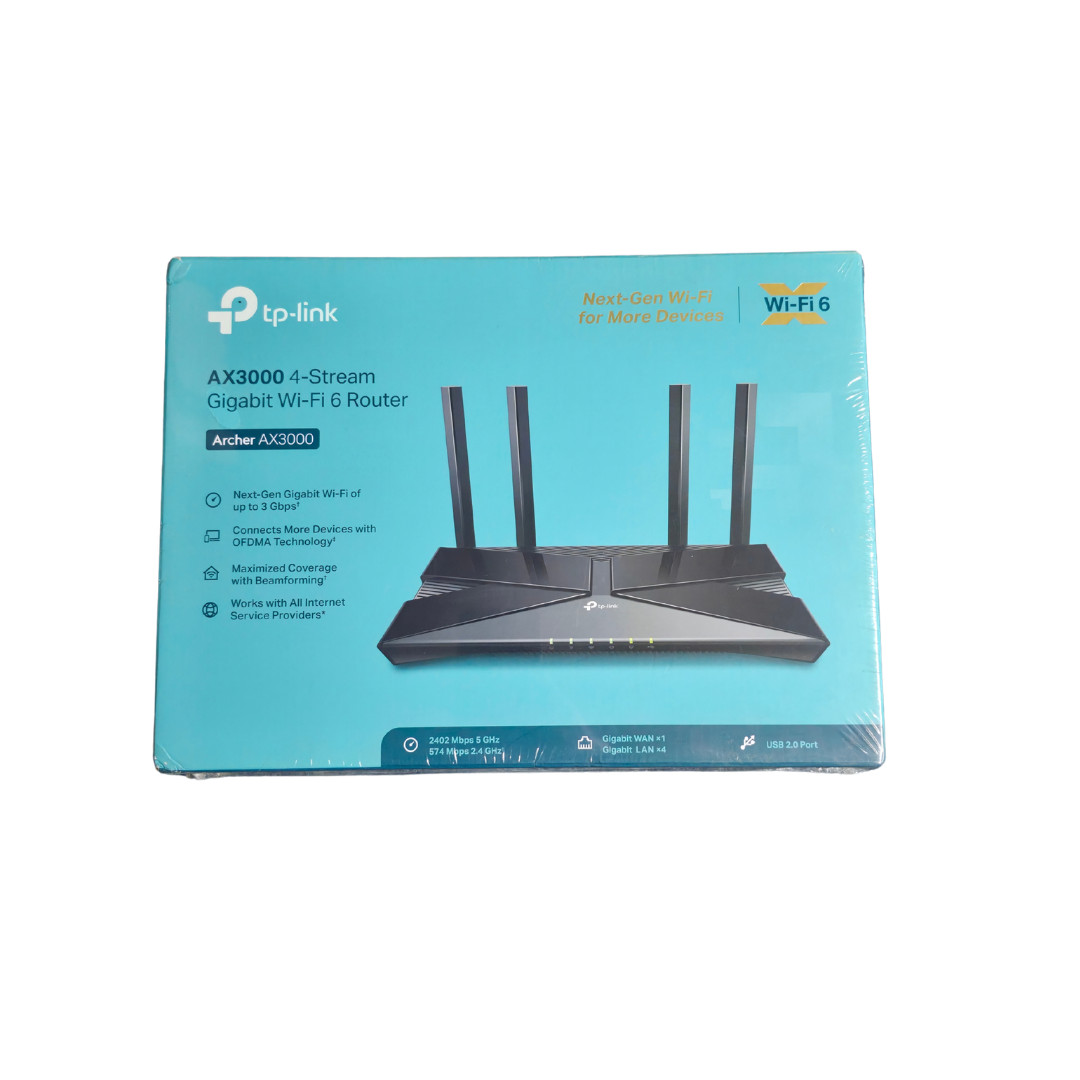 TP-Link Archer AX3000 WiFi 6 Dual-Band Gigabit Wireless Router Brand New