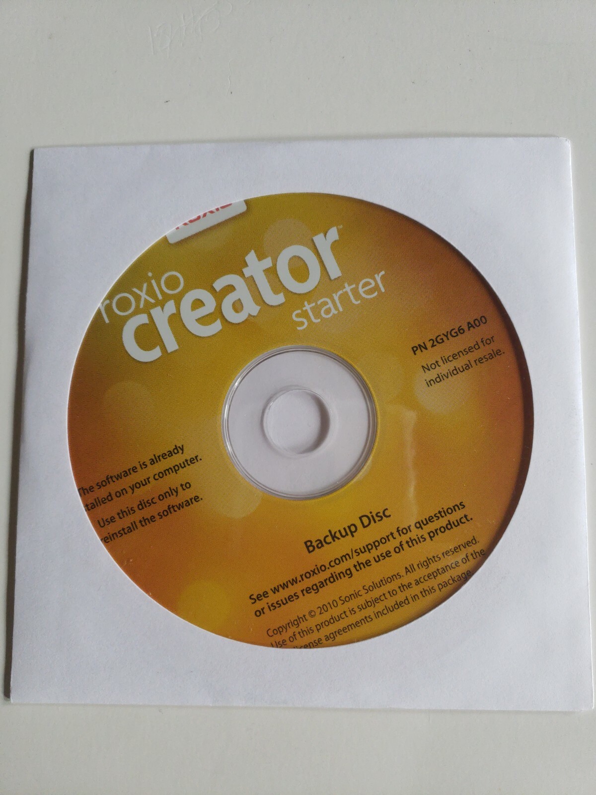 Roxio Creator Starter Cd