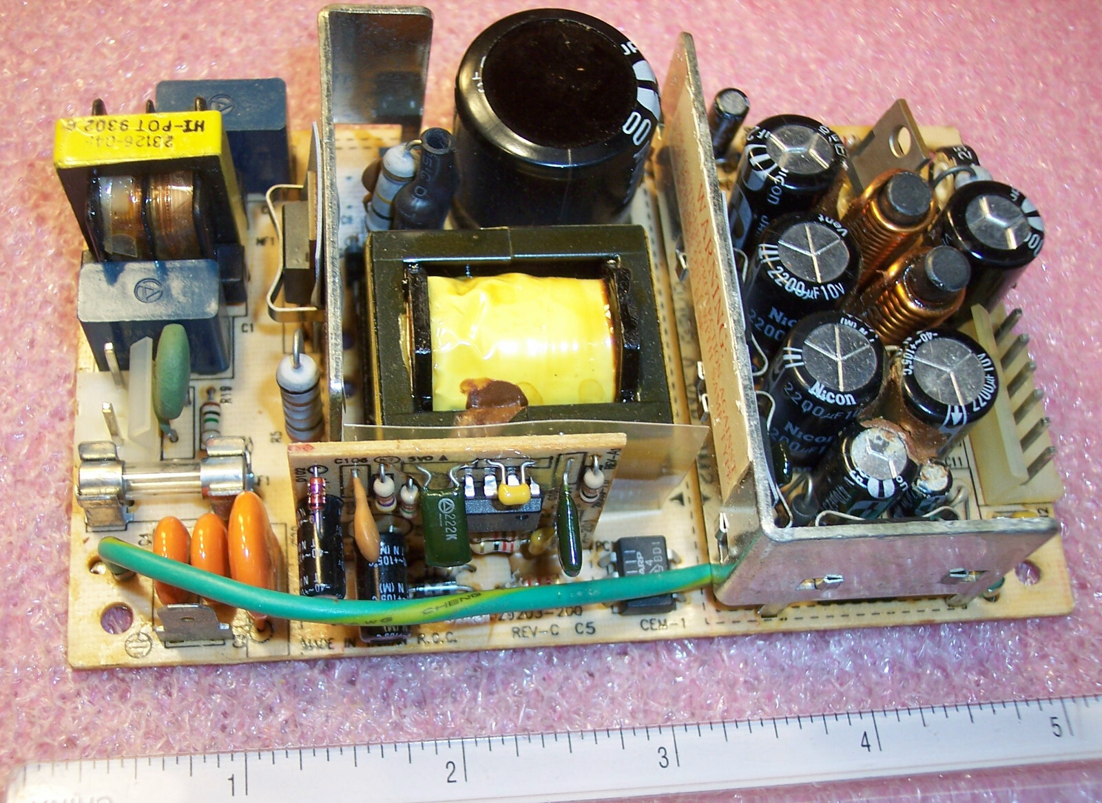 PSA-4034 PHIHONG OPEN FRAME SWITCHING POWER SUPPLY 40W 5x3" NOS