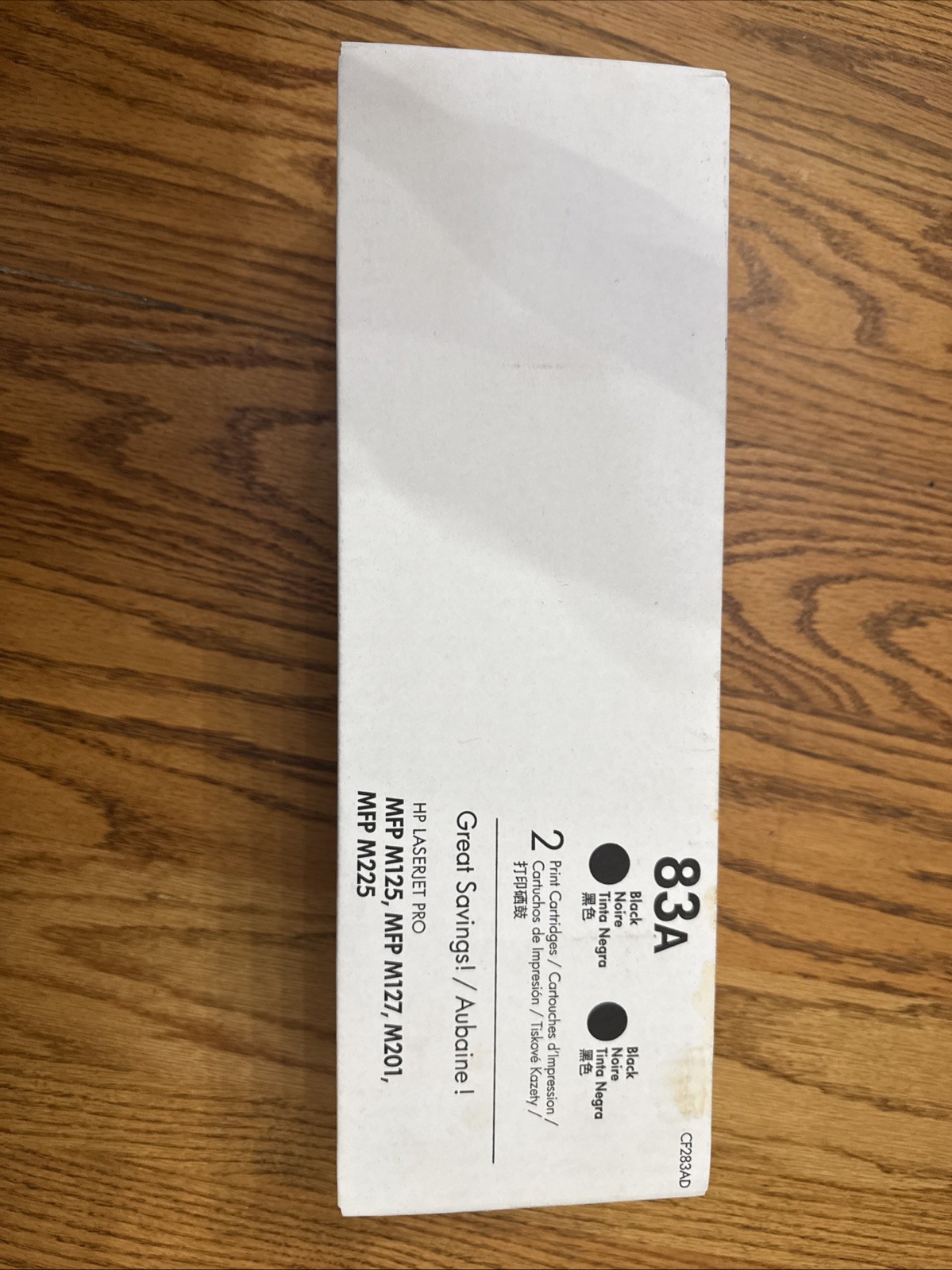 New HP CF283AD 83A Black Toner Cartridge 