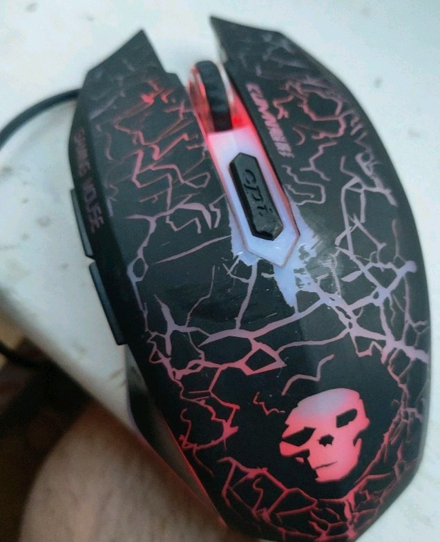 Kuiyn T6 Rainbow Backlit Gaming Mouse Ergonomic Wired Gaming Mouse USB VGC