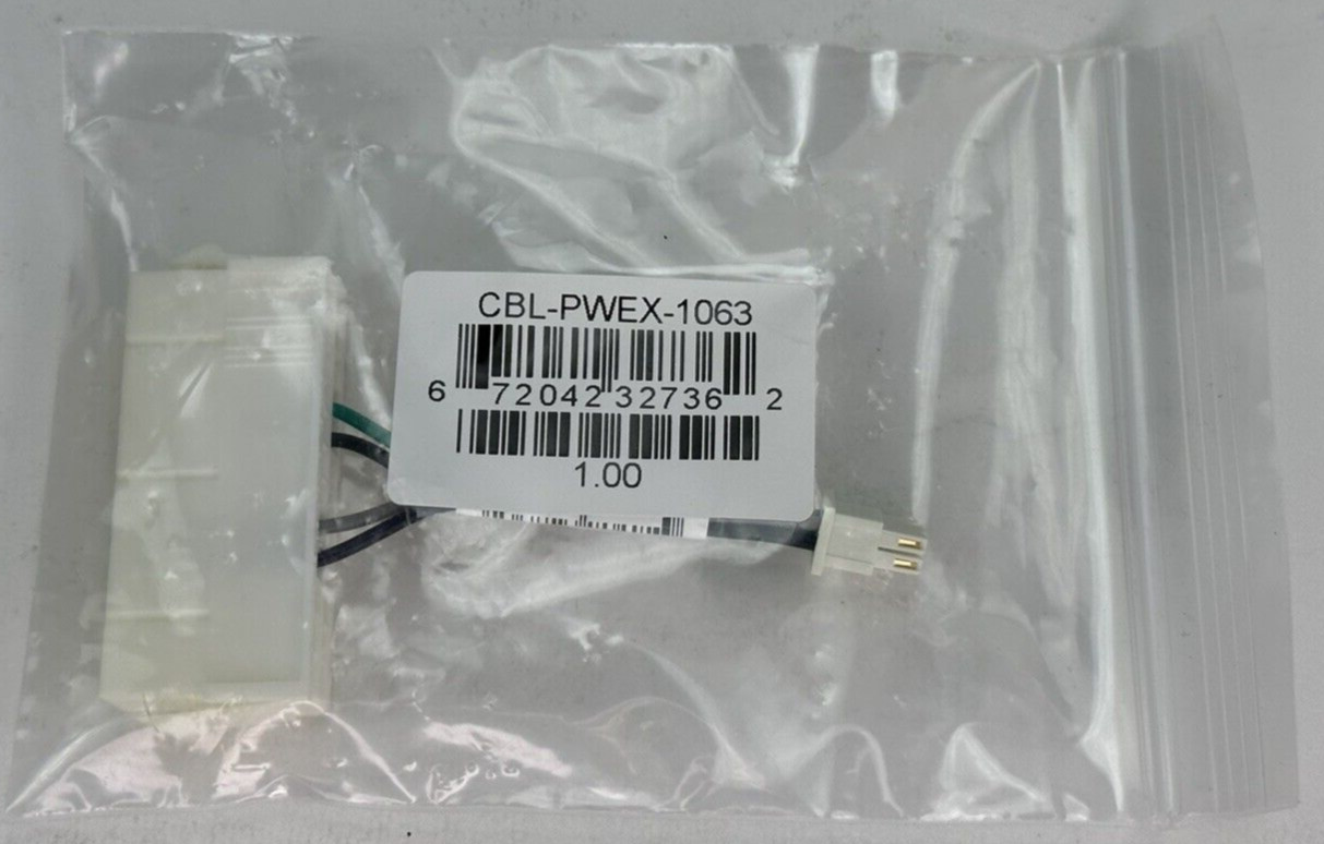 Lot of 10 Supermicro CBL-PWEX-1063 4-Pin to ATX 6cm Power Converter Cable