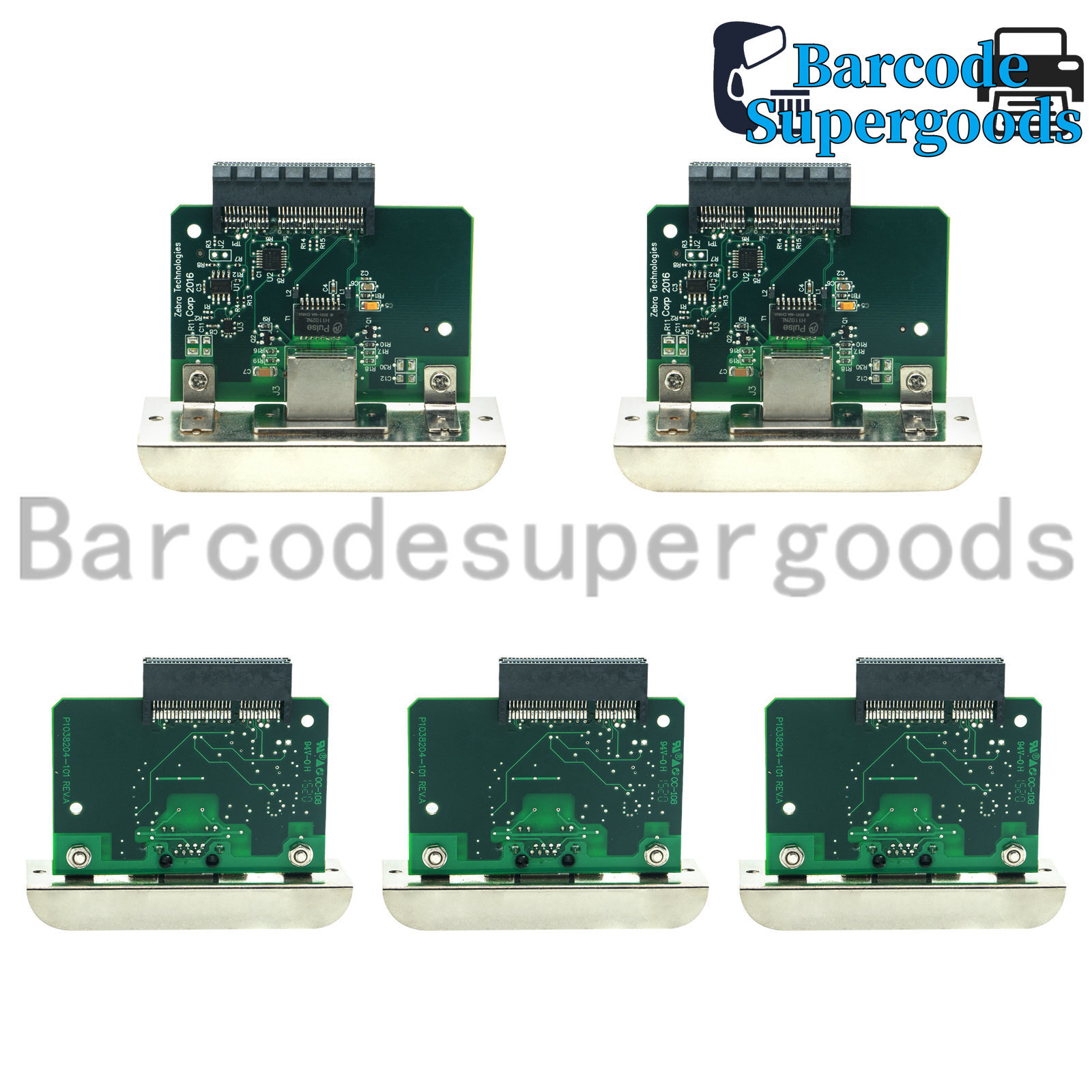 5-PACK,For Zebra ZT210 ZT220 ZT230 Thermal Printer Wired Ethernet Network Card