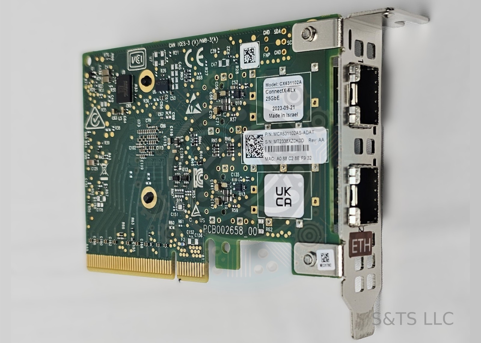 NVIDIA Mellanox MCX631102AS-ADAT Network Adapter