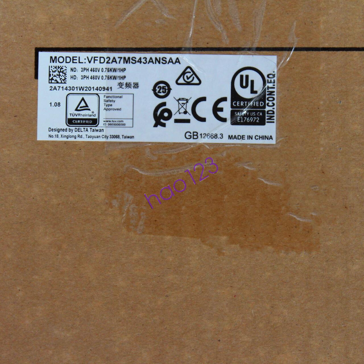1PCS NEW VFD13AMS43ANSAA Shipping DHL/FedEX