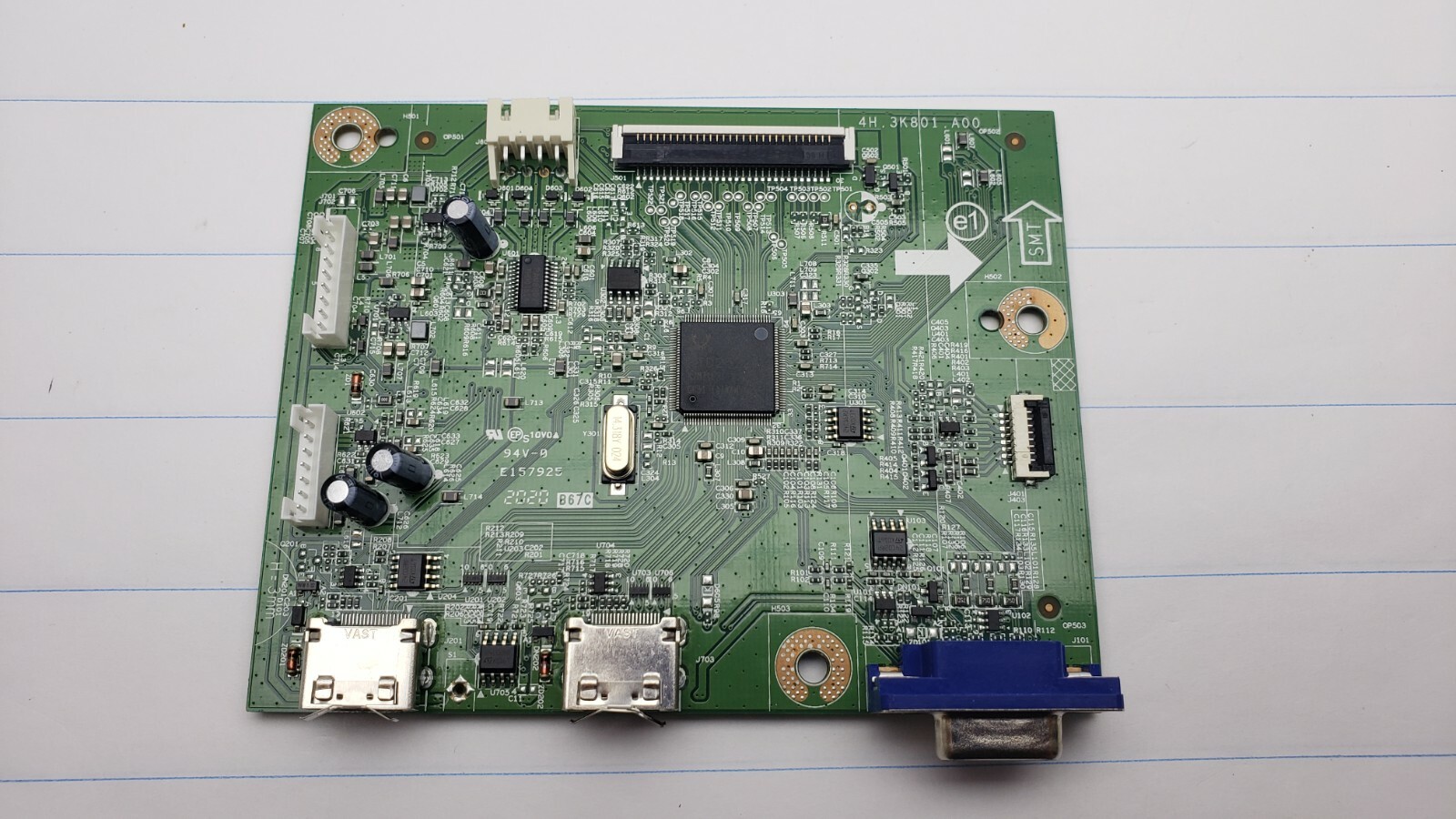 Original ACER monitor main circuit board for model: XF251Q Bmiirx