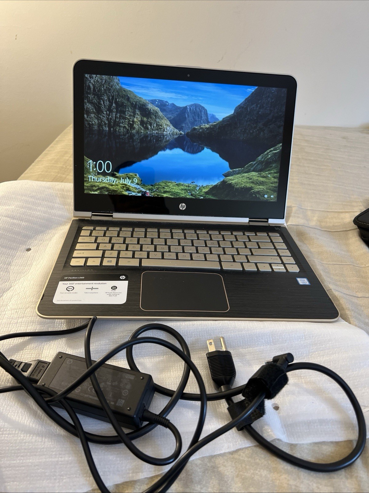 HP Pavilion x360 15-ER0225OD 15.6" i5-1135G7 2.4GHz 8GB RAM 128GB SSD Battery Sw