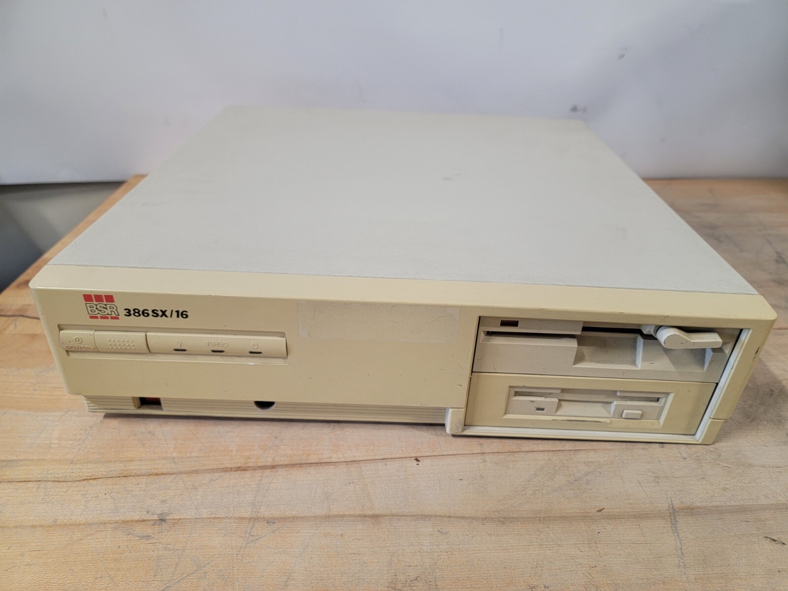 Vintage BSR 386SX/16 Desktop, No Power Supply, Untested