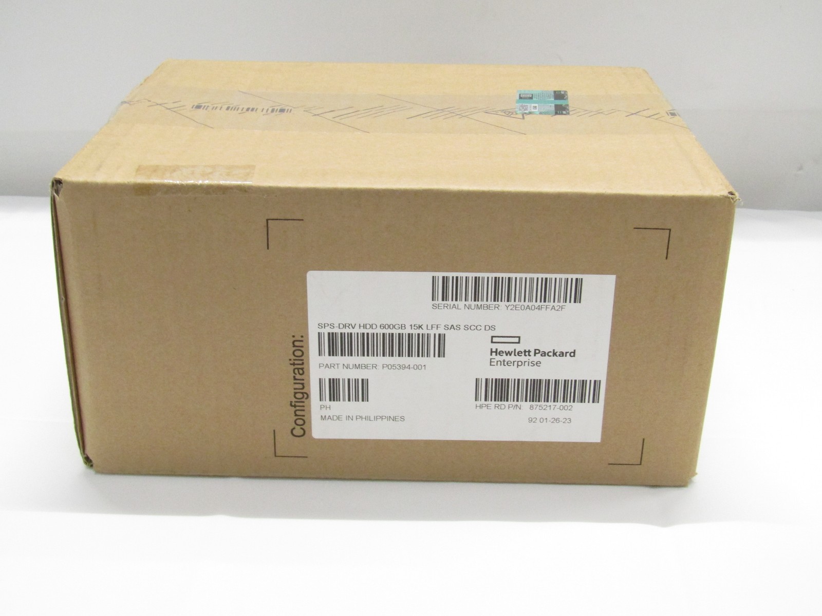 HPE P05394-001 600GB SAS 15K RPM 2.5" HDD Toshiba AL14SXB60EN with Server Caddy
