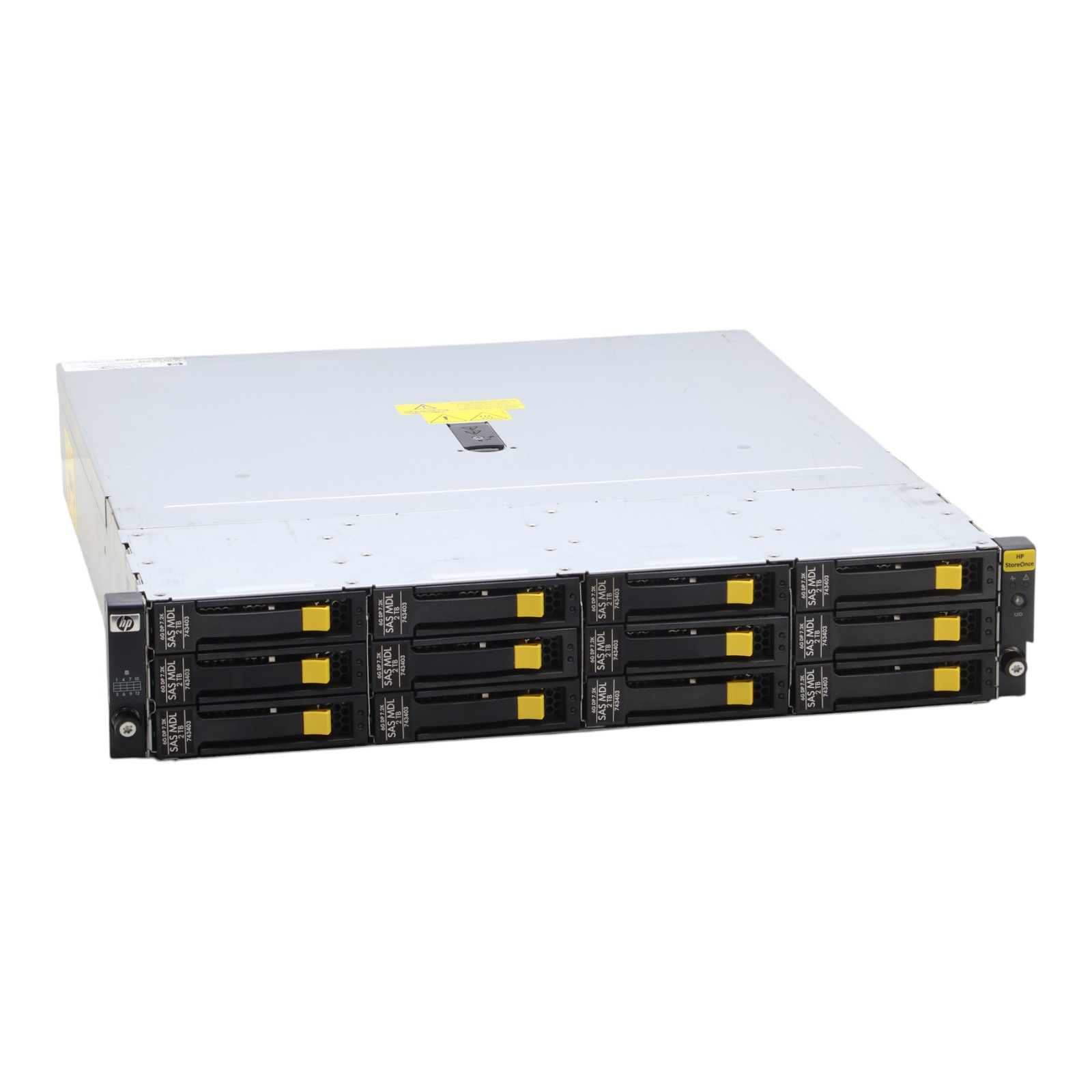 HP StorageWorks D2600 BB881A inc 2x AJ940-04402 SAS 12x LFF 3.5" 2U