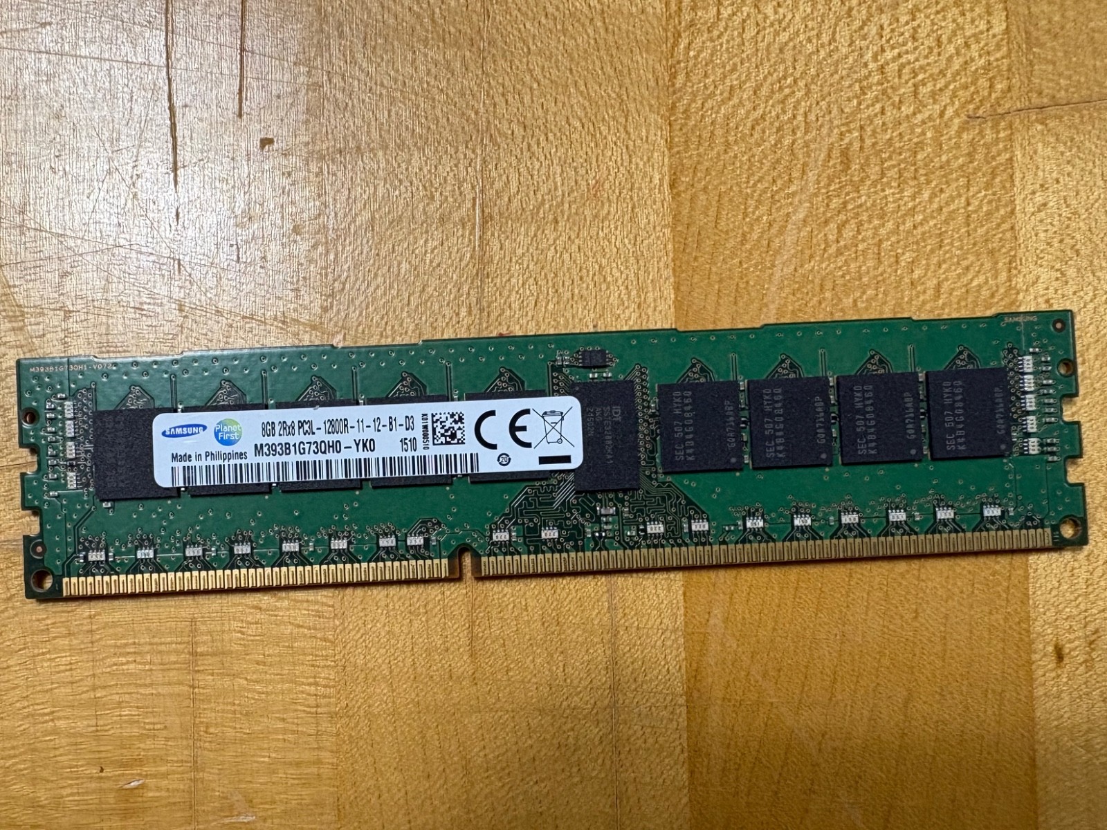 Samsung 8GB PC3L-12800R-11-12-B1-D3 Memory Module