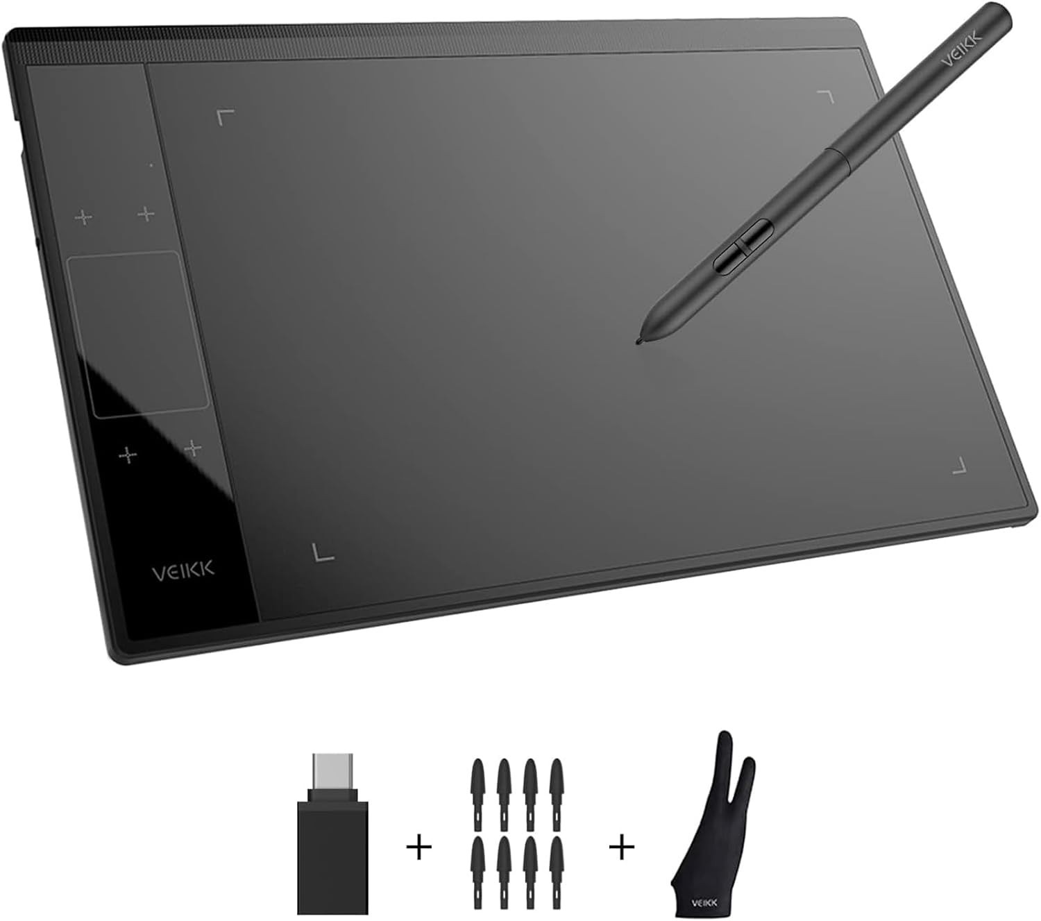 Tableta Grafica VEIKK A30 V2 10x6 Pulgadas 8192 Niveles Para Diseno Digital
