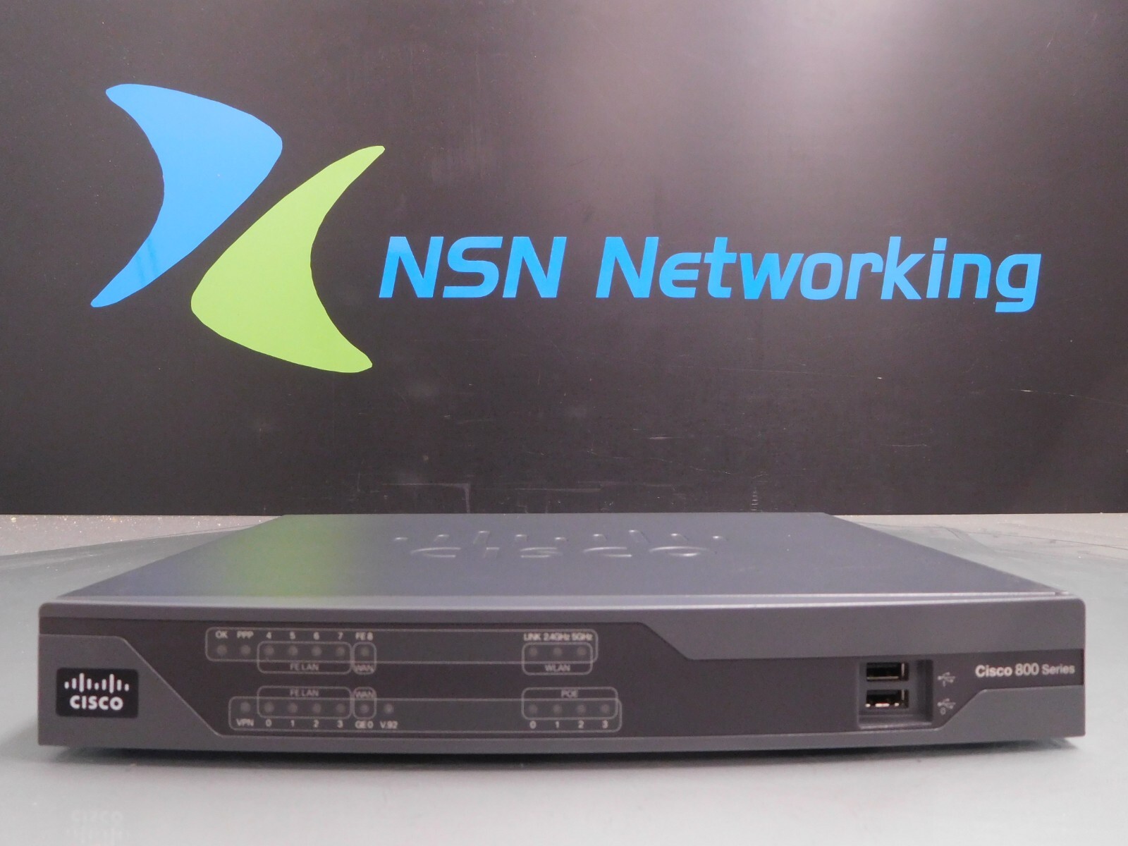 Cisco 891 CISCO891-K9 8-Port Gigabit Integrated Services Router