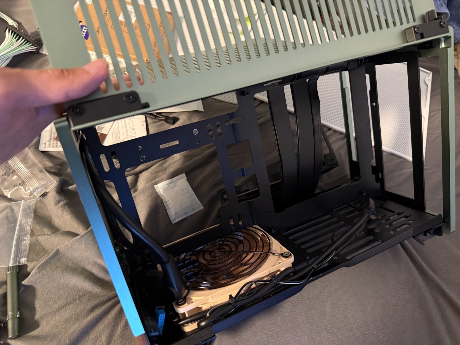 Fractal Design Gaming Computer Case + Custom Cables + Cooler + Case Fan (Option)
