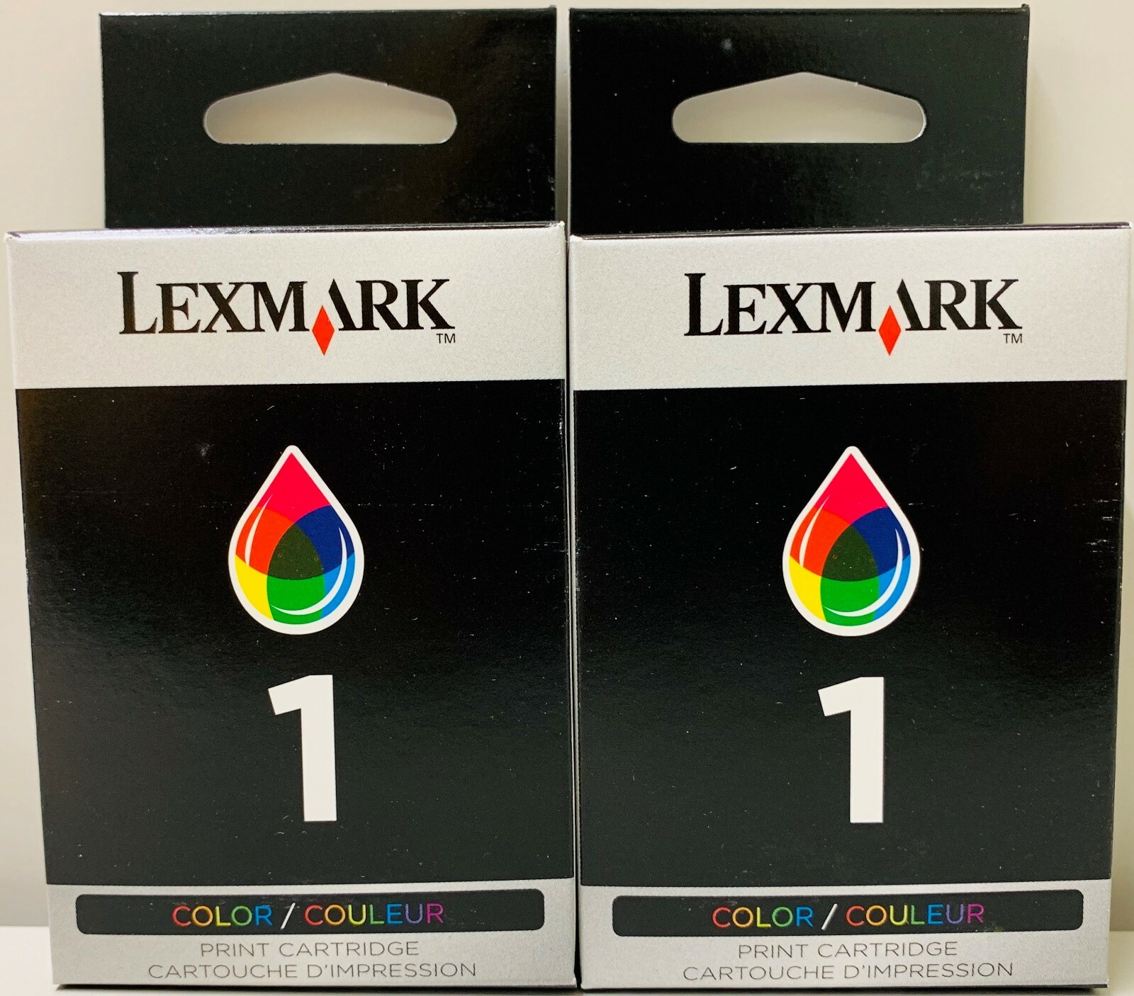 New Genuine Lexmark 1 2PK Ink Cartridges Box X Series X2350  Z Series Z730
