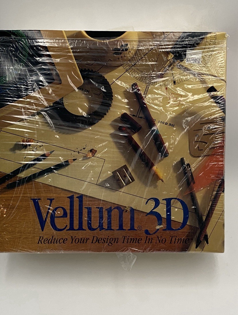 New Vintage Mac Ashlar Vellum 3D Software Reduce Your Design Time Sealed Package