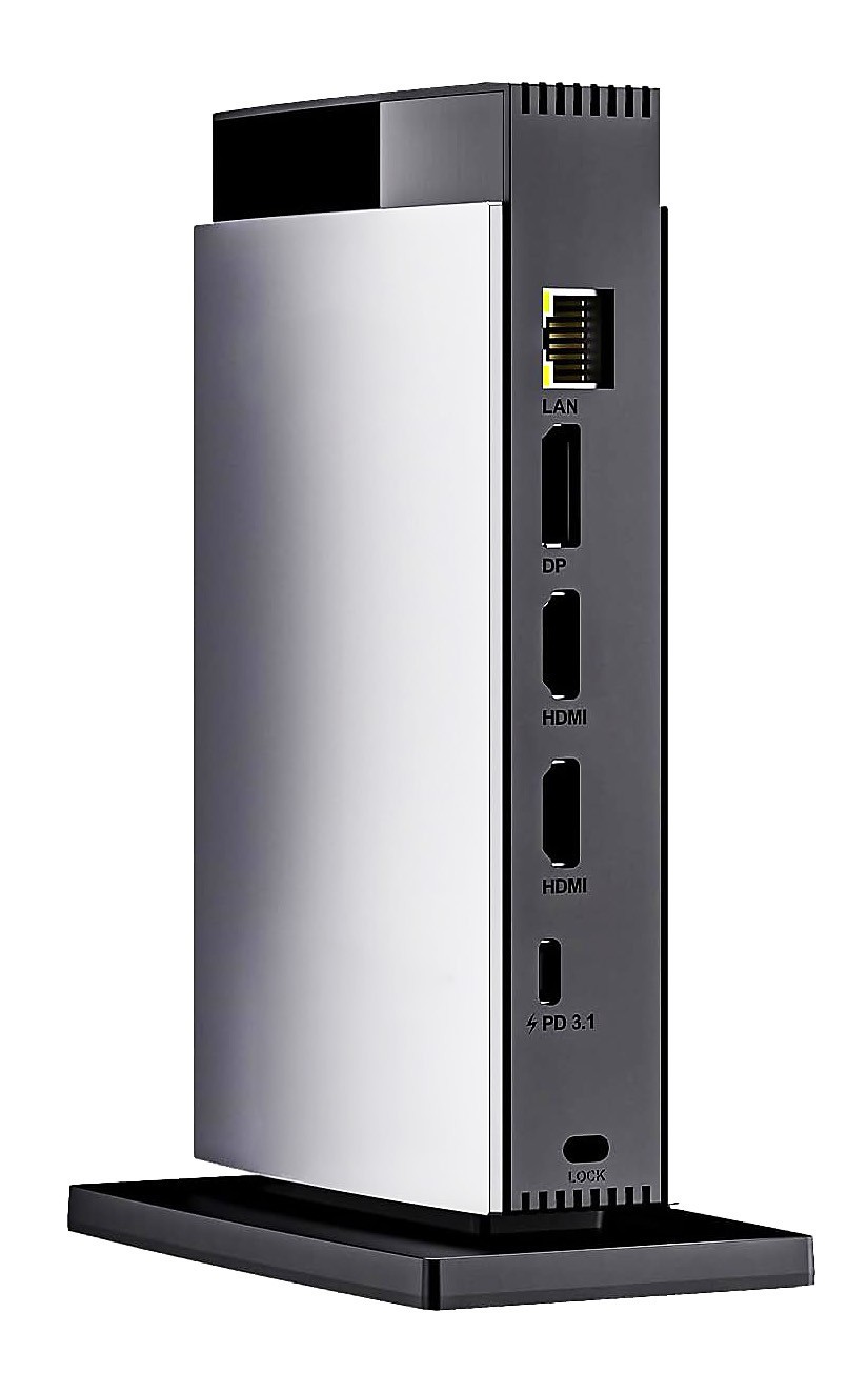 USB-C Docking Station 11-in-1 - 125W Power - HDMI, DP, 3 Monitors - PD3.1