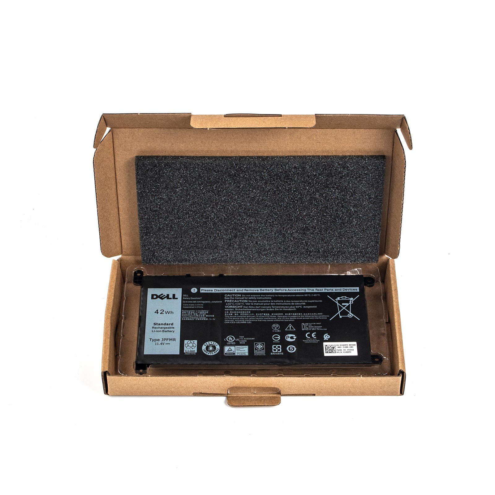 NEW OEM 42WH JPFMR For Dell Chromebook 3100 3400 5488 5493 5593 16DPH 7MTOR