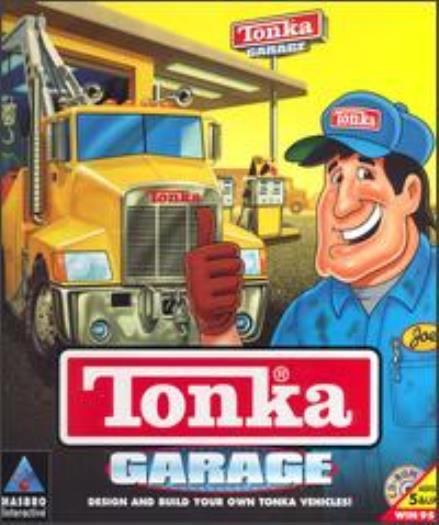 Tonka Garage PC CD full service car truck gas repair shop diesel mechanic game