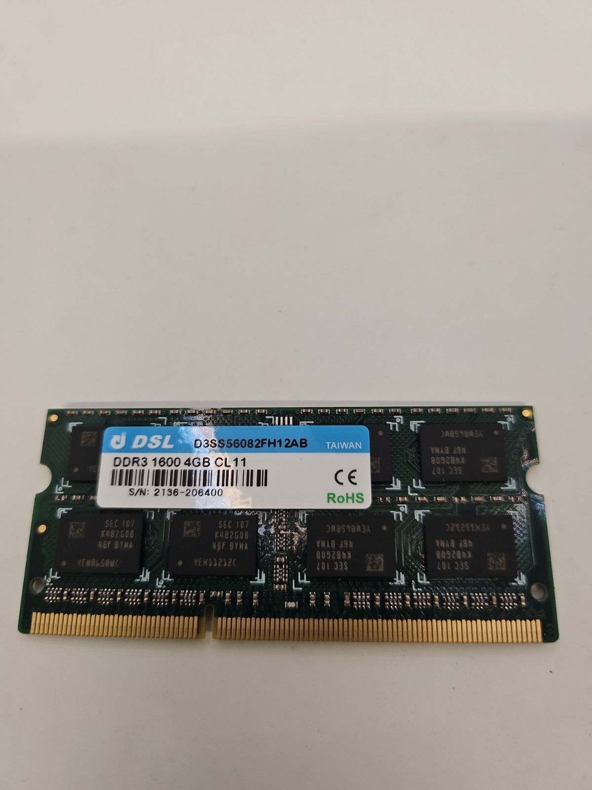 DSL 4GB Kit (50 X 4GB) DDR3 1600  SODIMM Laptop RAM CL11 200 gb Total New