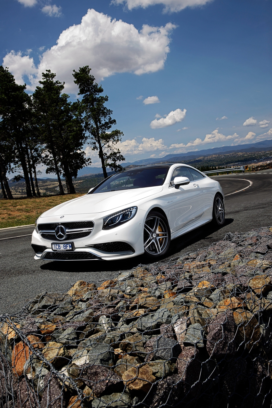 Cars 2015 mercedes benz s63 amg coupe au spec Desk Mat Stitched
