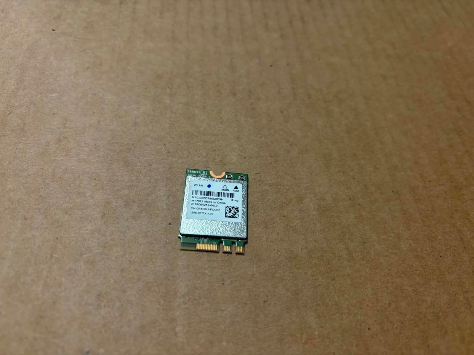 Dell Mediatek MT7921 Wireless Dual Band WLAN WiFi Bluetooth 5.2 M.2 R5DHJ