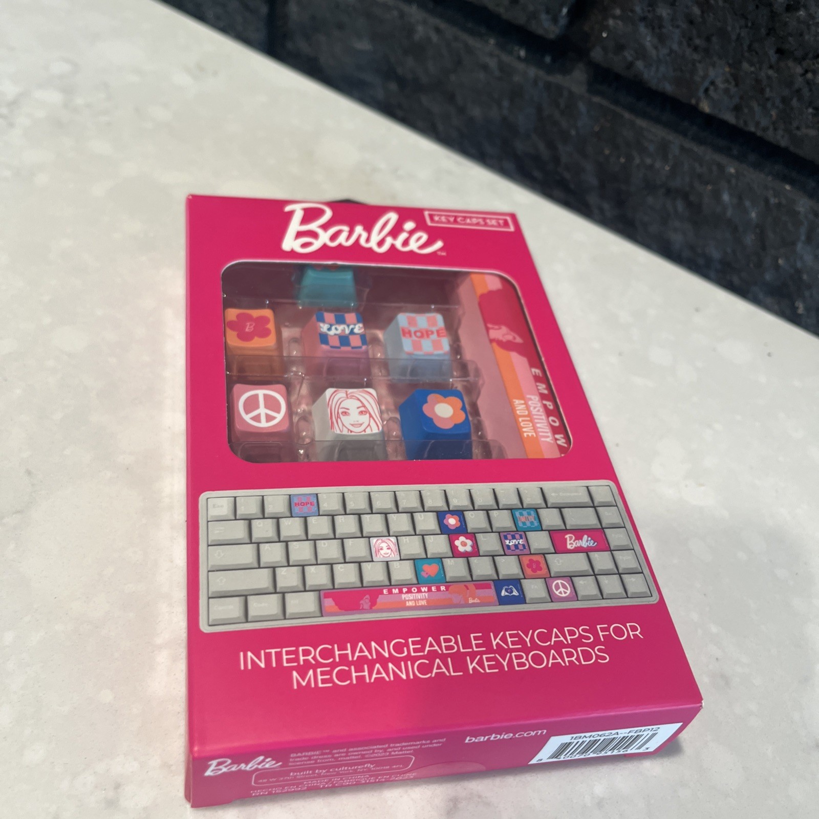 NEW Barbie Key Caps Interchangeable Keycaps for Mechanical Keyboards