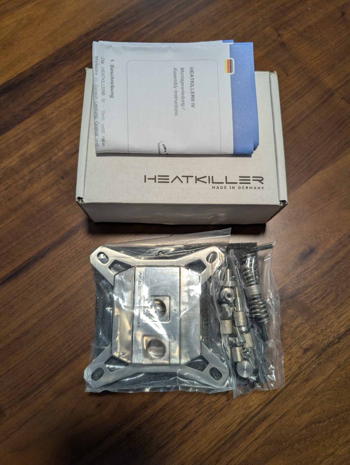 Watercool HEATKILLER IV PRO CPU Water Block, Intel CPU , Copper Nickel, OPEN BOX