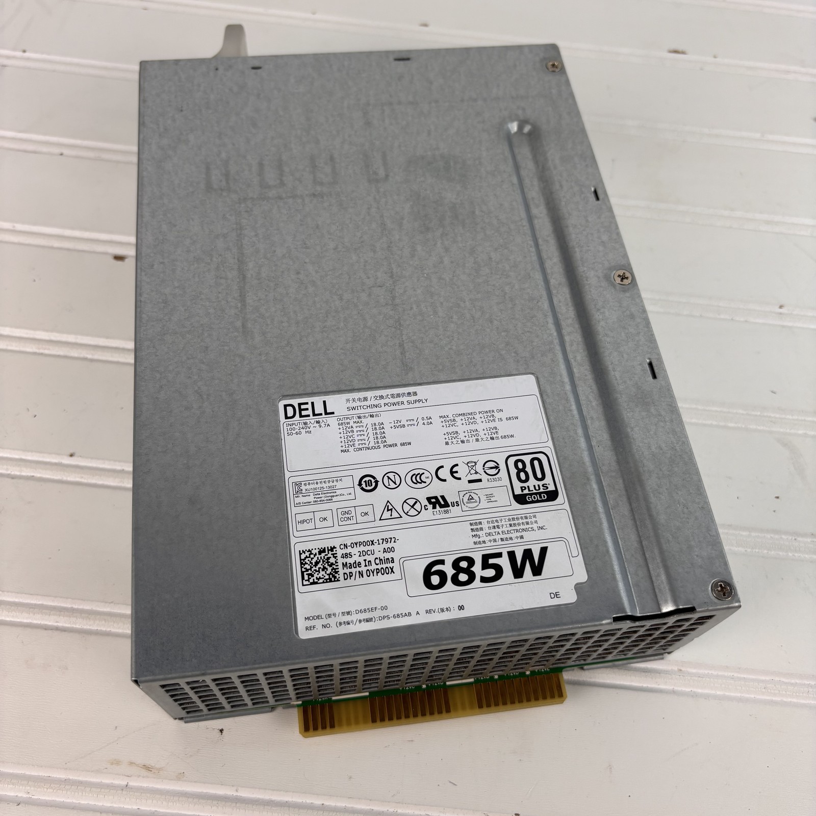 685W Gold Switching Power Supply D685EF-00 0YP00X for Dell Precision T5610