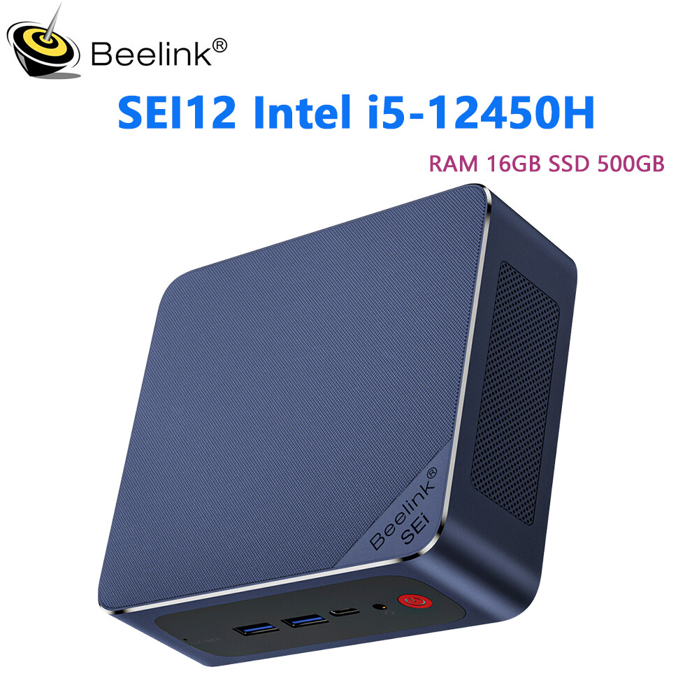 Beelink Sei 12 Intel i5-12450H office laptop wifi6 DDR4 Windows 11 Home mini pc