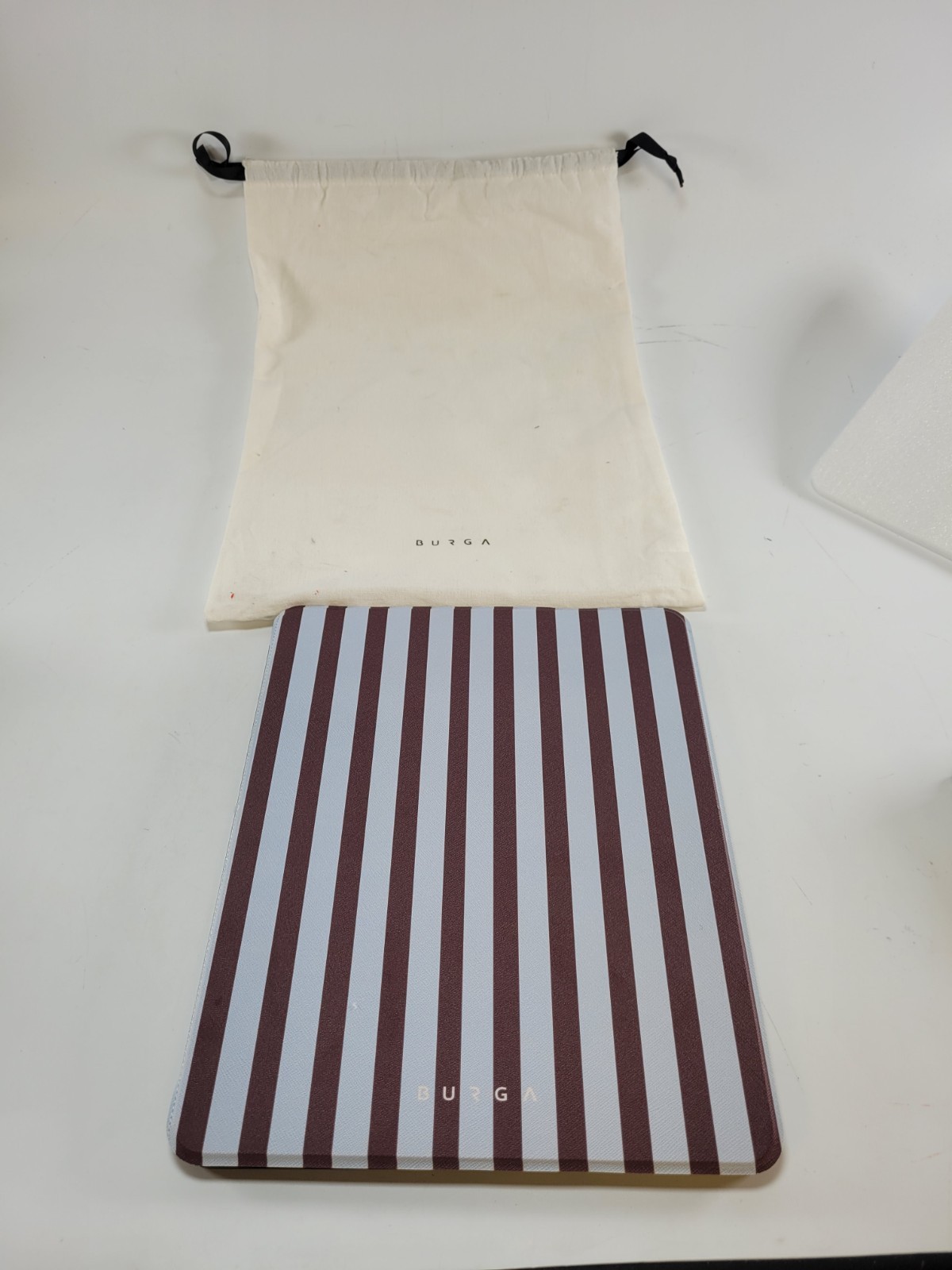 BURGA Playground iPad 13 Folio Case Striped Smart Cover w/ Pencil Holder  
