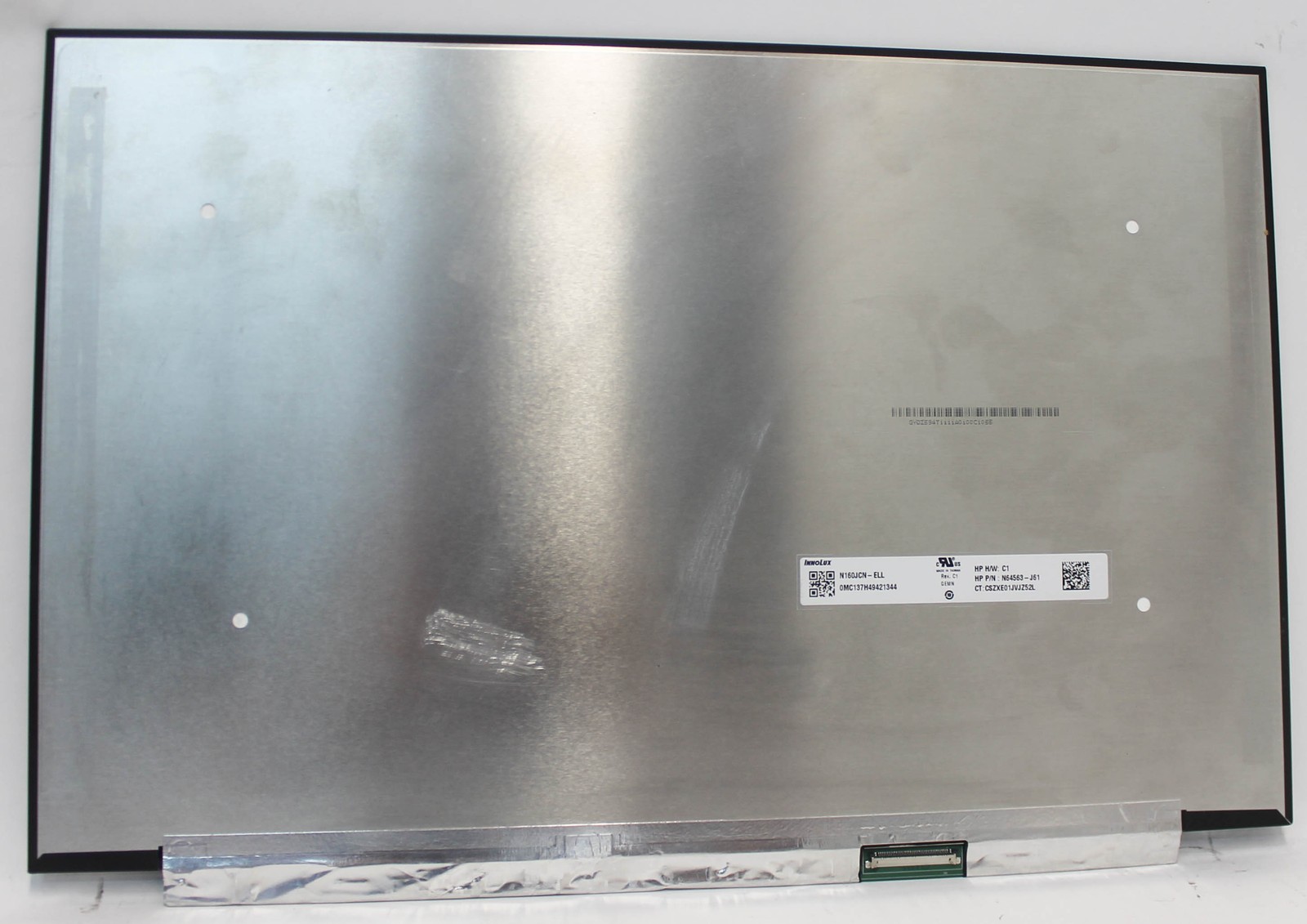 N160JCN-ELL Innolux 16" LCD Touch 1920x1200 WUXGA 60Hz eDP 40-Pin Grade A