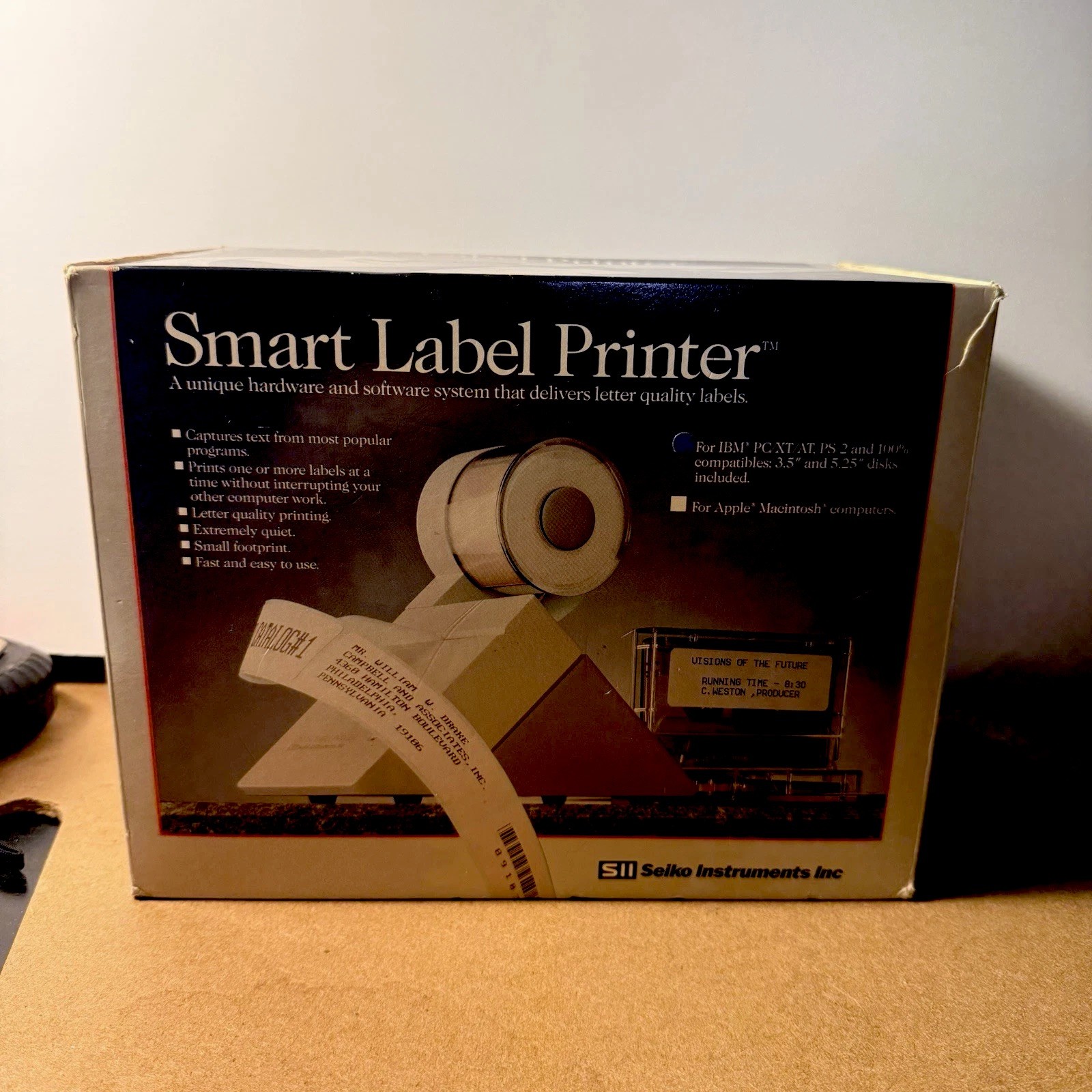 Vintage Seiko Smart Label Printer Model SLP-1000... Used Not Tested