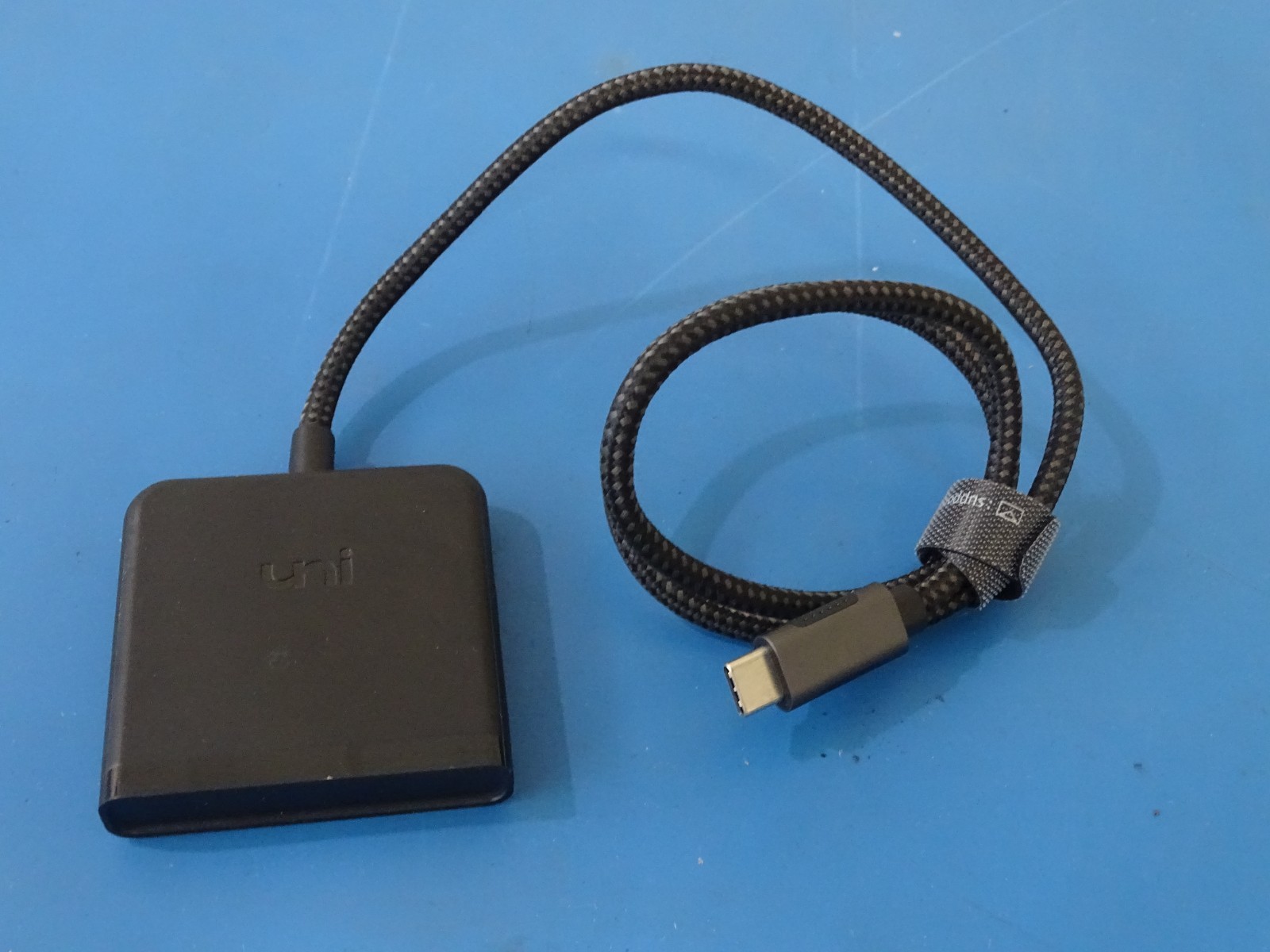 uni 4-in-1 USB C to USB 3.0 Data Hub 5Gbps Aluminum Braided Cable Compact
