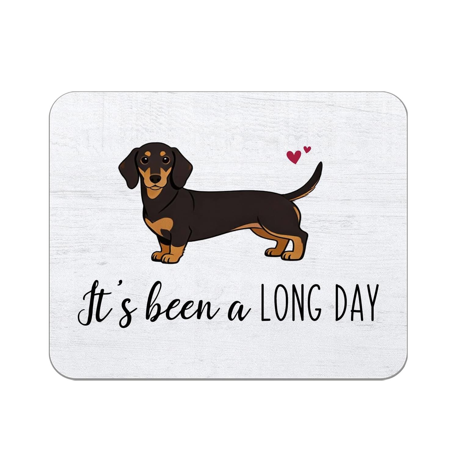 Dachshund Mouse Pad for Desk, Dachshund Lover Gifts, Funny Sausage Wiener Dog...