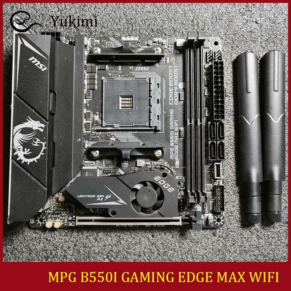 FOR MSI MPG B550I GAMING EDGE MAX WIFI DDR4*2 64GB HDMI Mini-ITX Motherboard